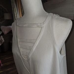 Express White Strappy Tank Top